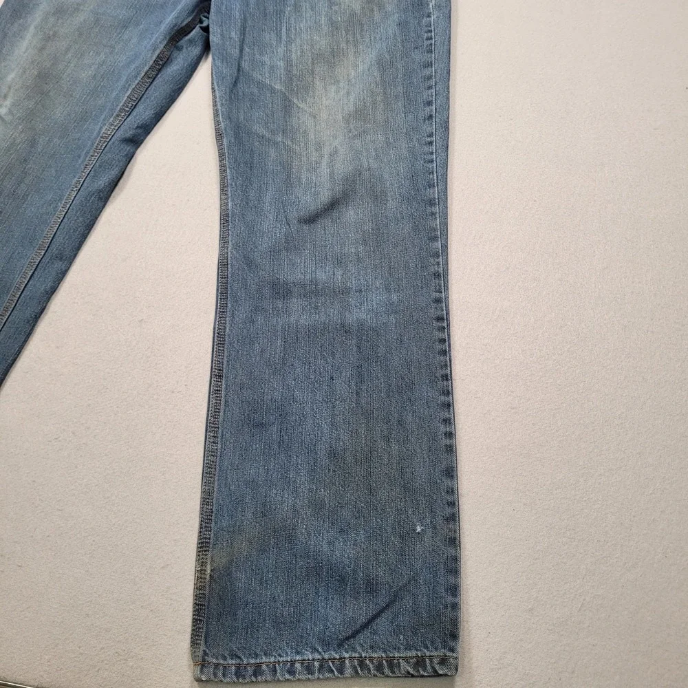 Carhartt Mens Relaxed Fit Straight Leg Blue Jeans 38x34 Grunge Work 101483-968
